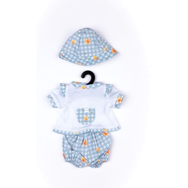 FAO Schwarz -  My FAO Doll Outfit - Blue Flowers -  My FAO Doll