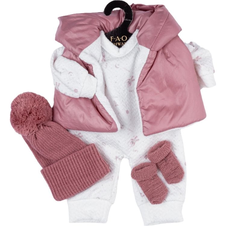 FAO Schwarz -  My FAO Doll Outfit - Padded Vest & Onesie -  My FAO Doll