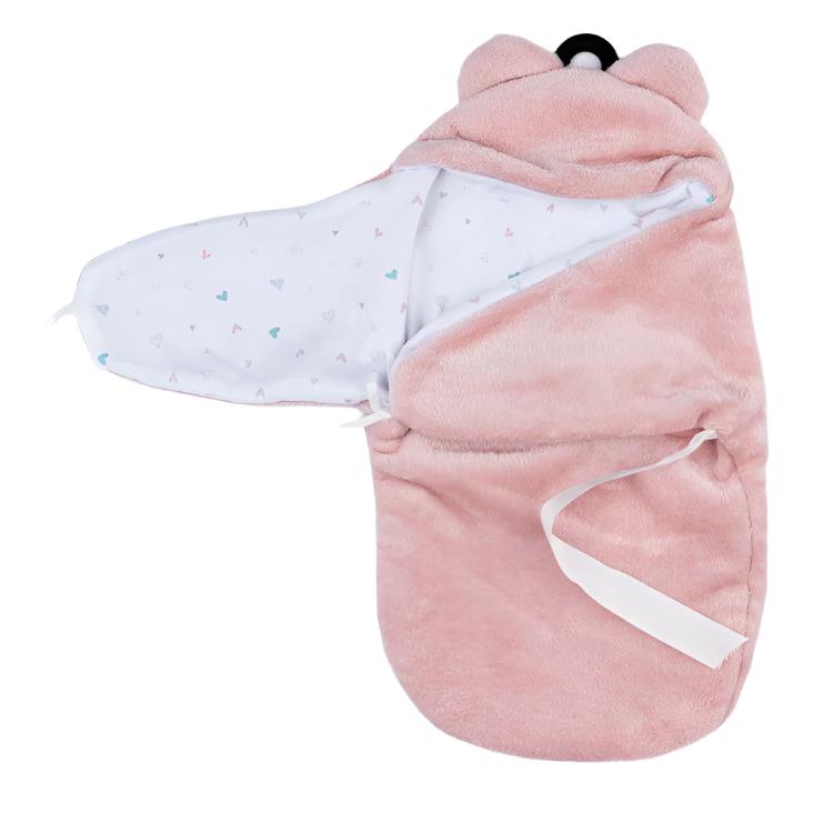  FAO Schwarz -  My FAO Doll Swaddle - Orchid Pink With Ears -  My FAO Doll