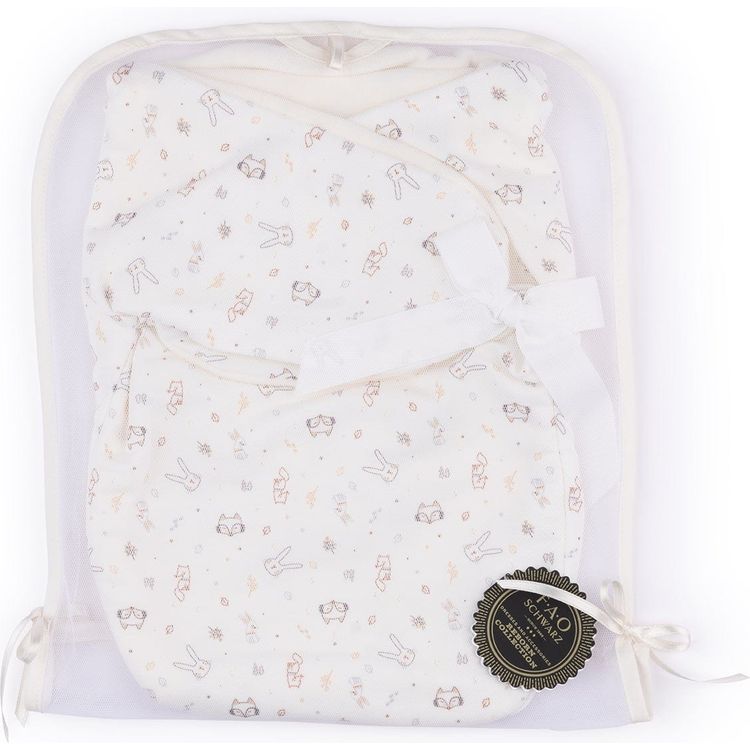  FAO Schwarz -  My FAO Doll Swaddle - Woodland Forest -  My FAO Doll