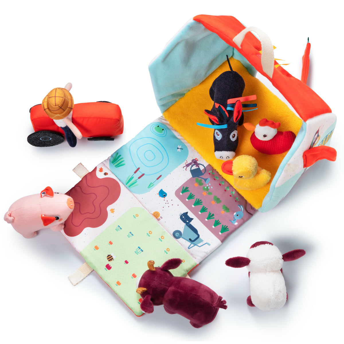  Lilliputiens -  My First Farm Fold-out Exploring Set -  Infants