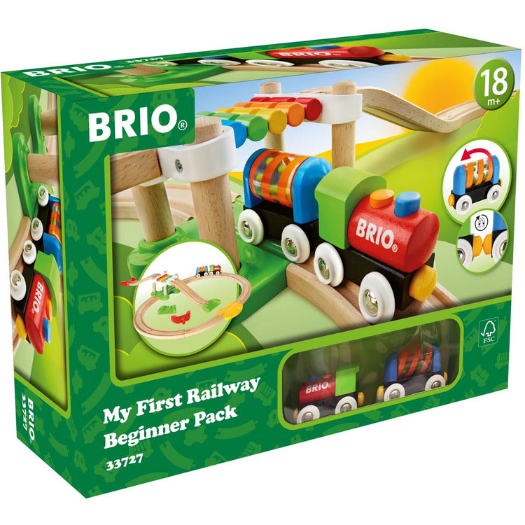 Brio -  My First Railway Beginner Pack Wooden Toy Train Set -  Preschool