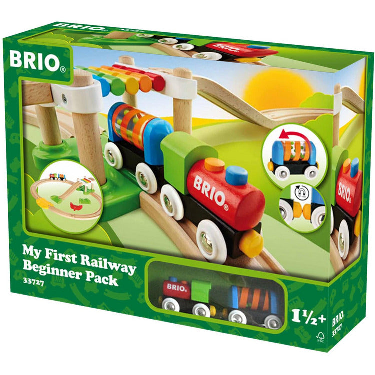  Brio -  My First Railway Beginner Pack Wooden Toy Train Set -  Preschool