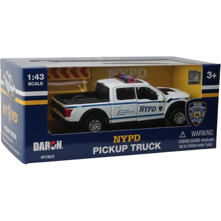 NYPD Die-Cast Metal Pick-Up Truck | Daron Worldwide Trading, Inc.