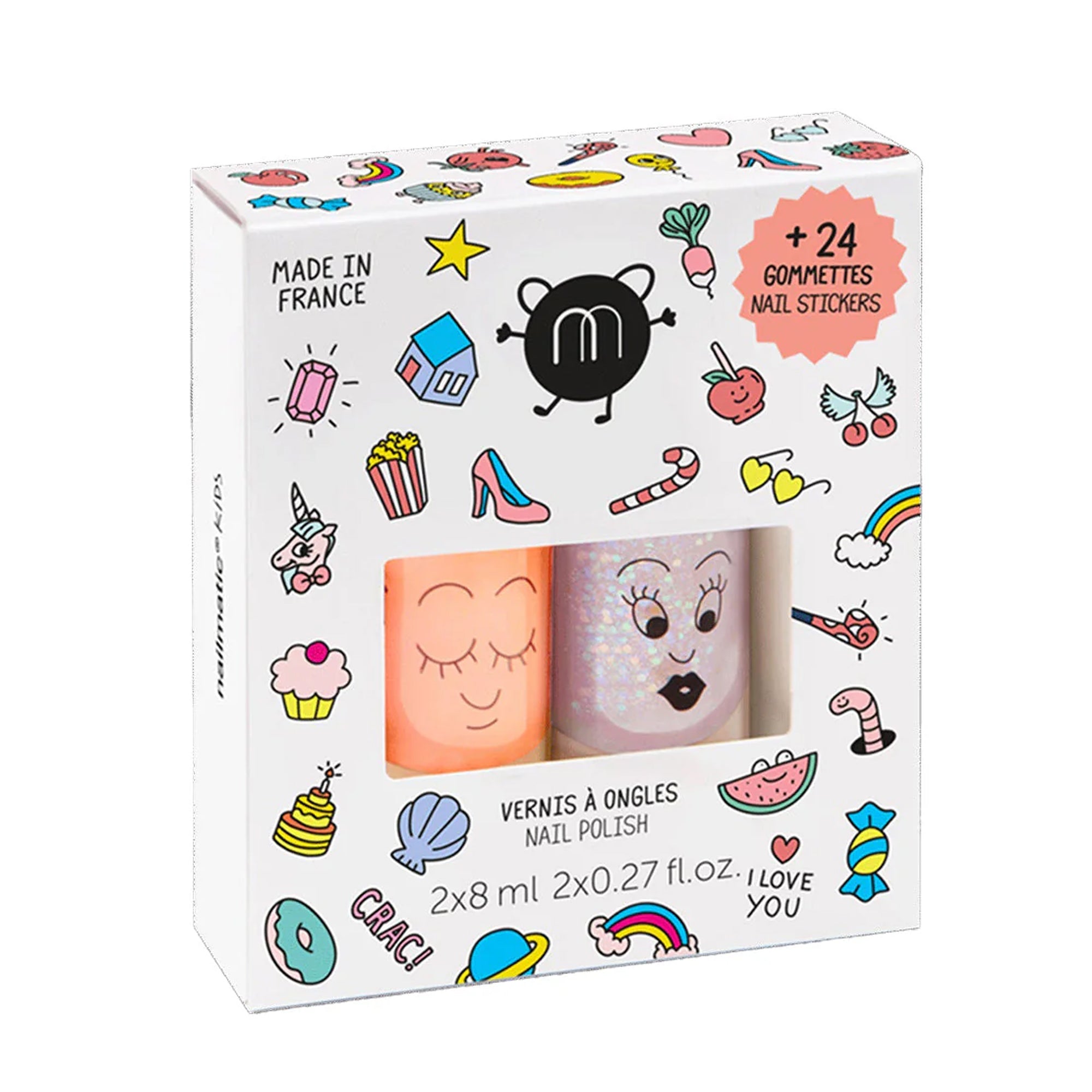  Nailmatic -  Nail Polish and Nail Sticker Set for Kids -  Trend Accessories