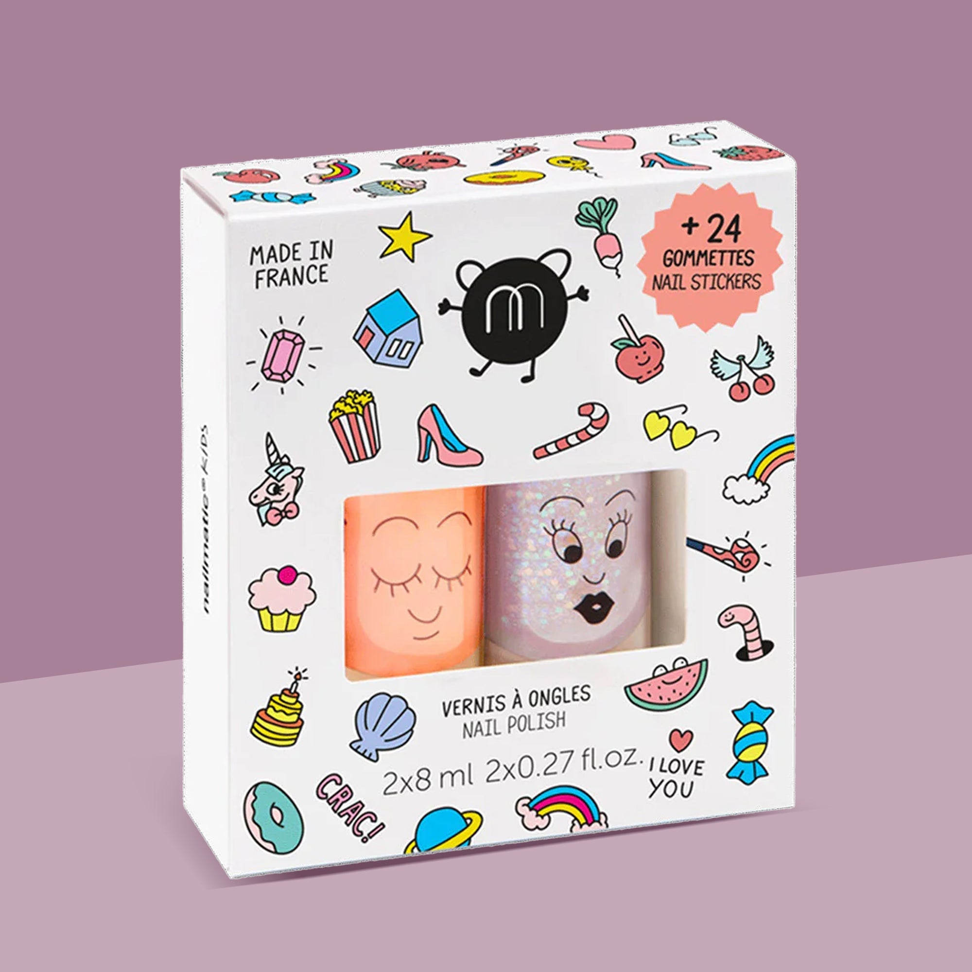  Nailmatic -  Nail Polish and Nail Sticker Set for Kids -  Trend Accessories