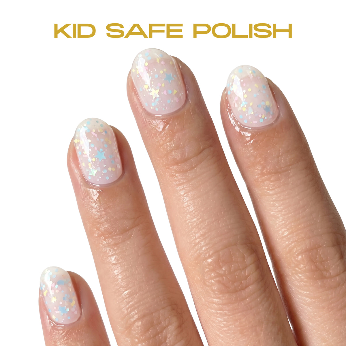 FAO Schwarz -  Nail Polish for Kids – Star Dust -  Fashion Activity and Roleplay