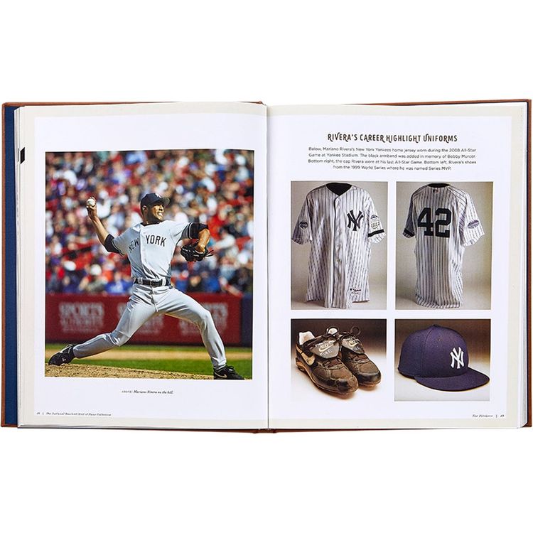  Graphic Image -  National Baseball Hall of Fame Book Leather Edition -  Books