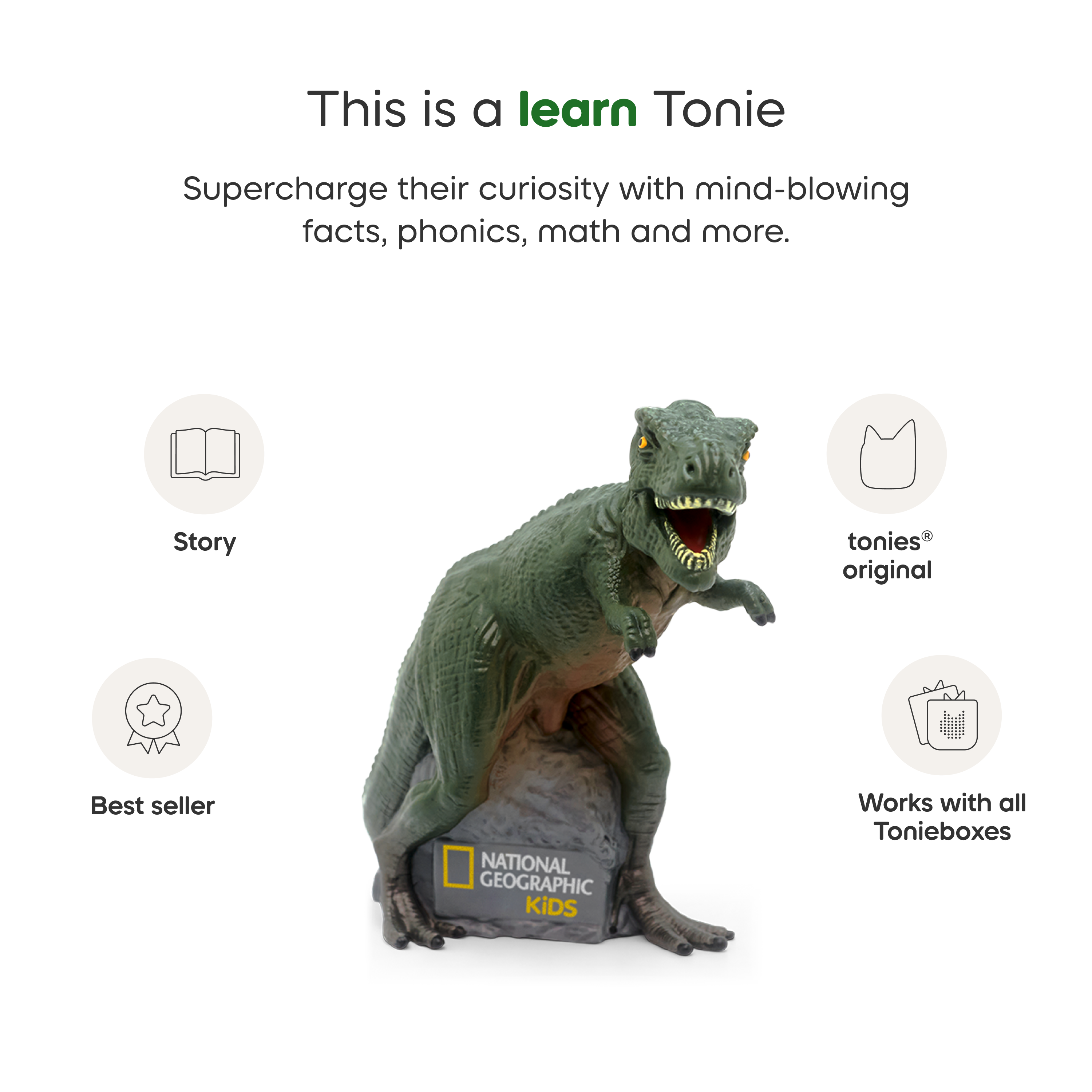  Tonies -  National Geographic Kids: Dinosaur Tonie -  Electronics