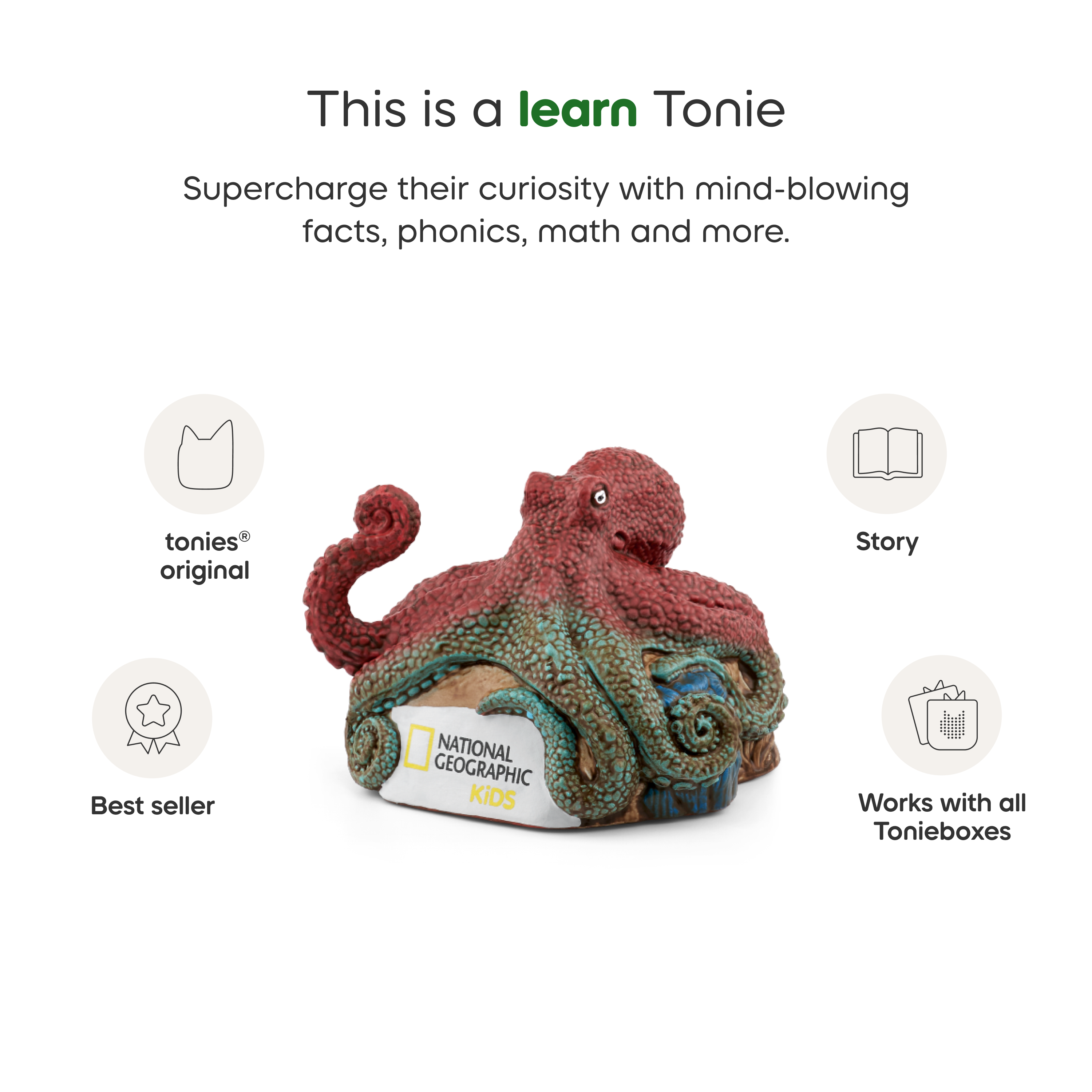  Tonies -  National Geographic Kids: Octopus Tonie -  Electronics
