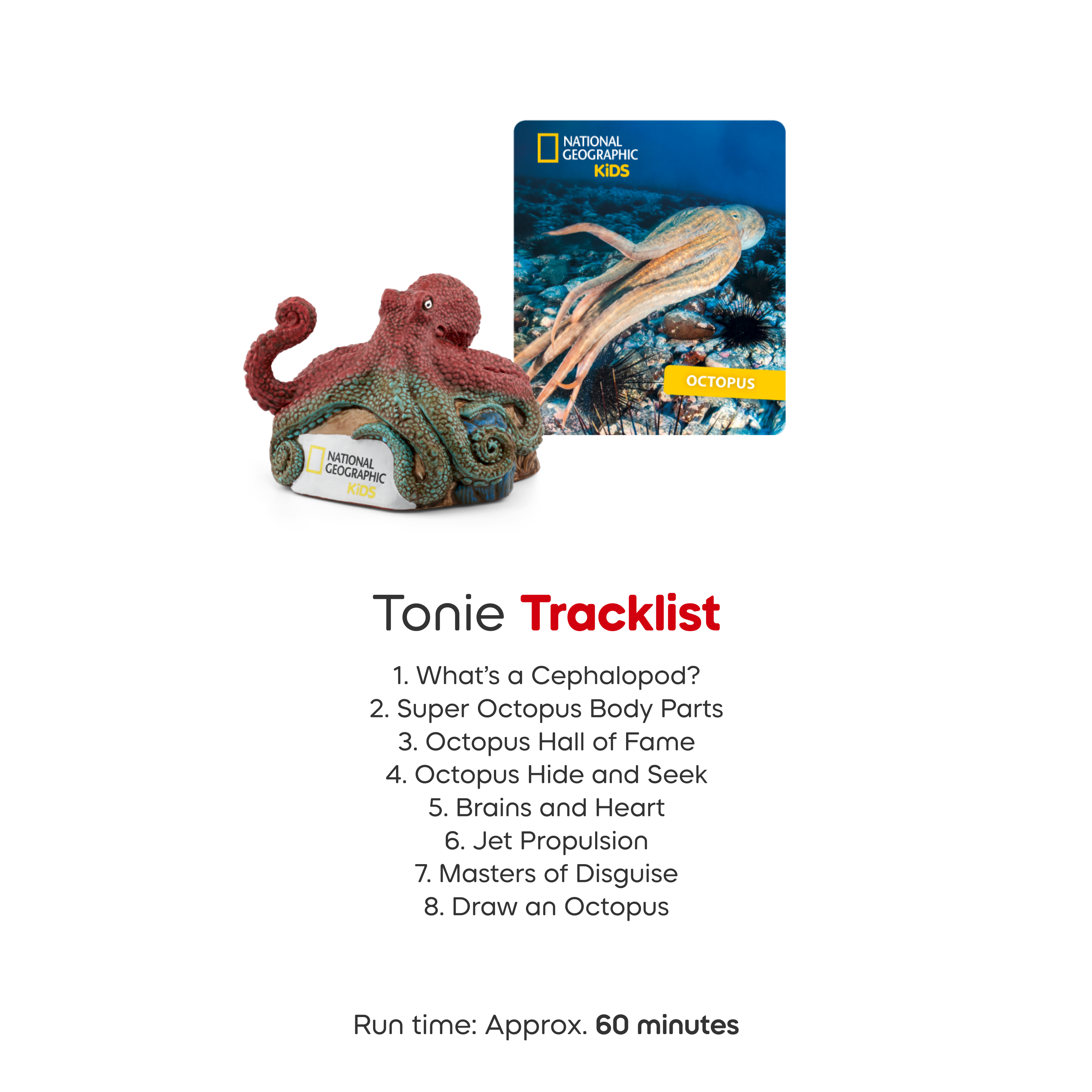  Tonies -  National Geographic Kids: Octopus Tonie -  Electronics