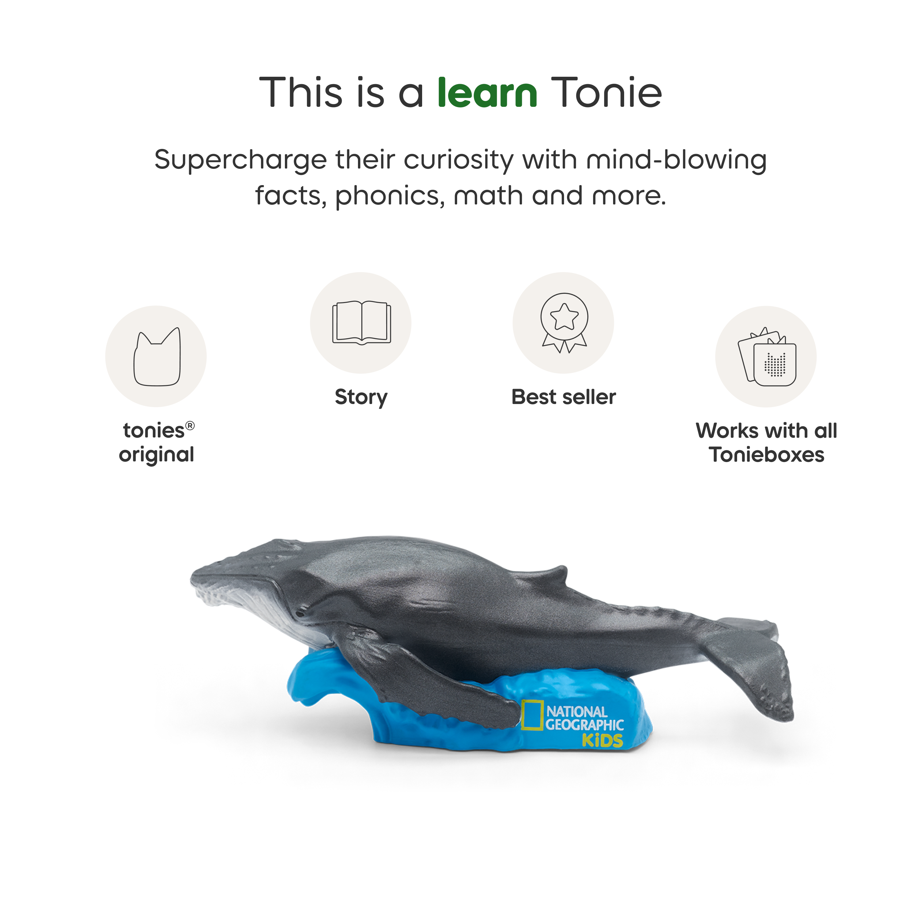  Tonies -  National Geographic Kids: Whale Tonie -  Electronics