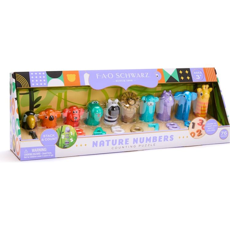  FAO Schwarz -  Nature Numbers Counting Puzzle -  Preschool