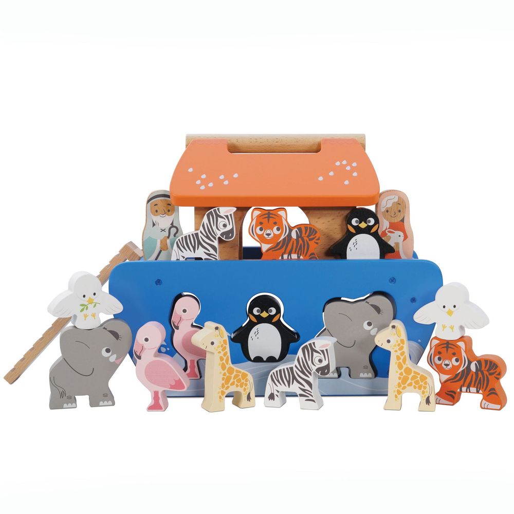  Le Toy Van -  Noah's Ark & Animals Shape Sorter -  Infants