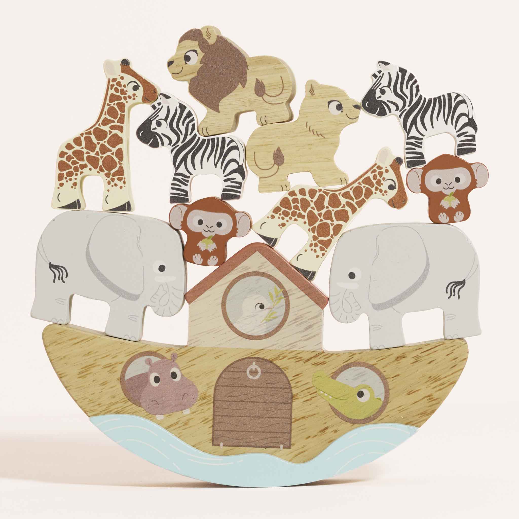  Le Toy Van -  Noah's Balancing Ark Animal Stacker -  Infants