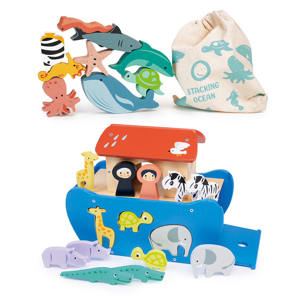  Mentari -  Noah's Sorting and Stacking Bundle -  Infants