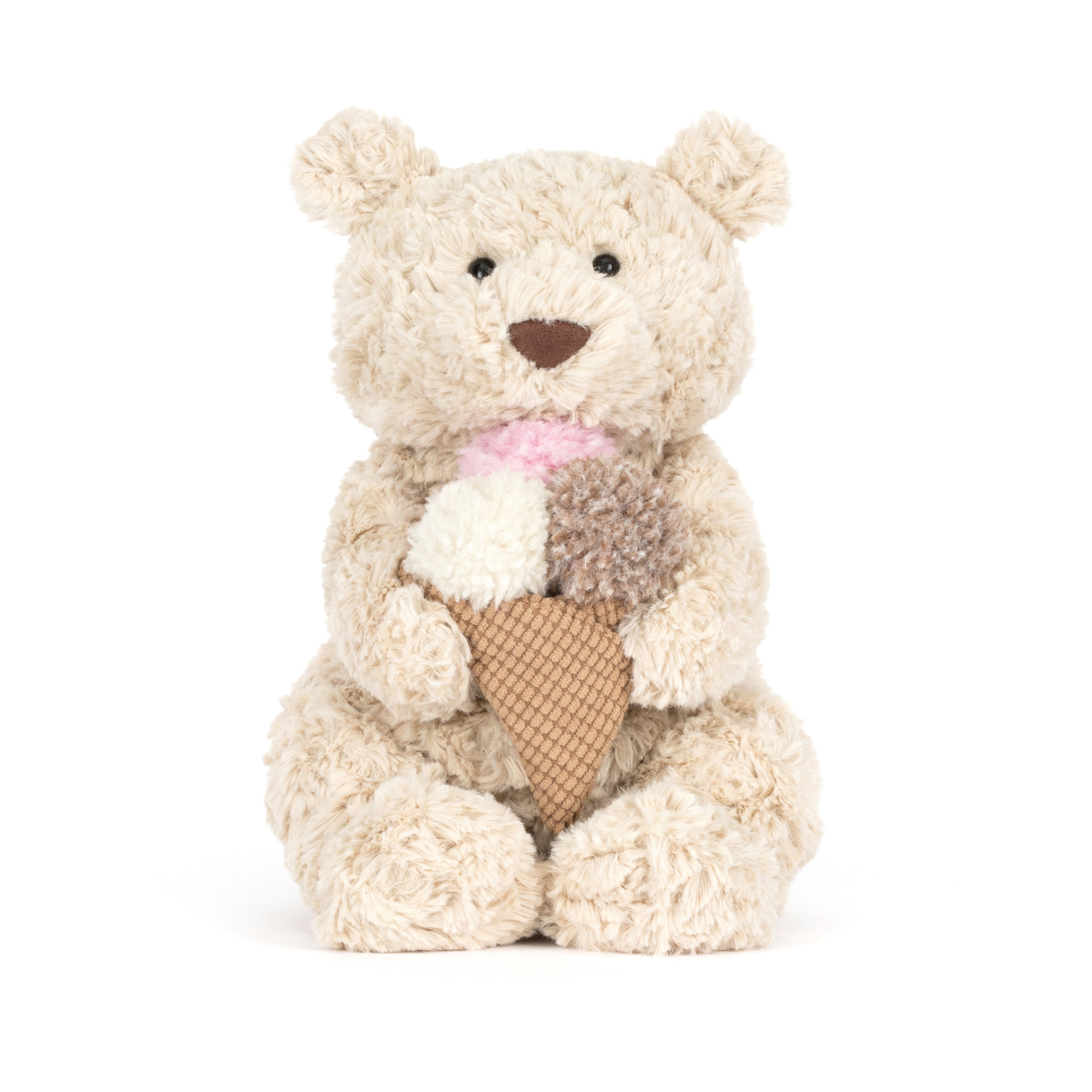  Jellycat, Inc. -  Oatus Bear with Ice Cream -  Plush