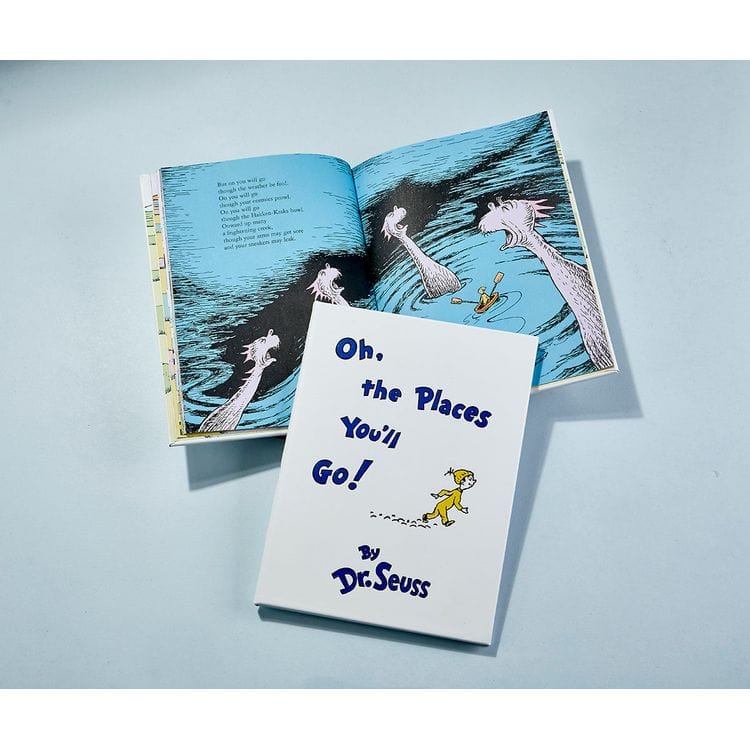 Graphic Image -  "Oh The Places You'll Go" by Dr. Seuss Leather-Bound Book -  Books