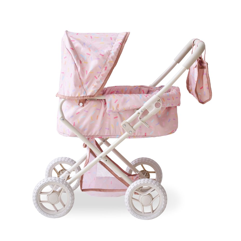  Teamson Kids -  Olivia's Little World Confetti Doll Classic Stroller with Removable Bassinet -  Dolls