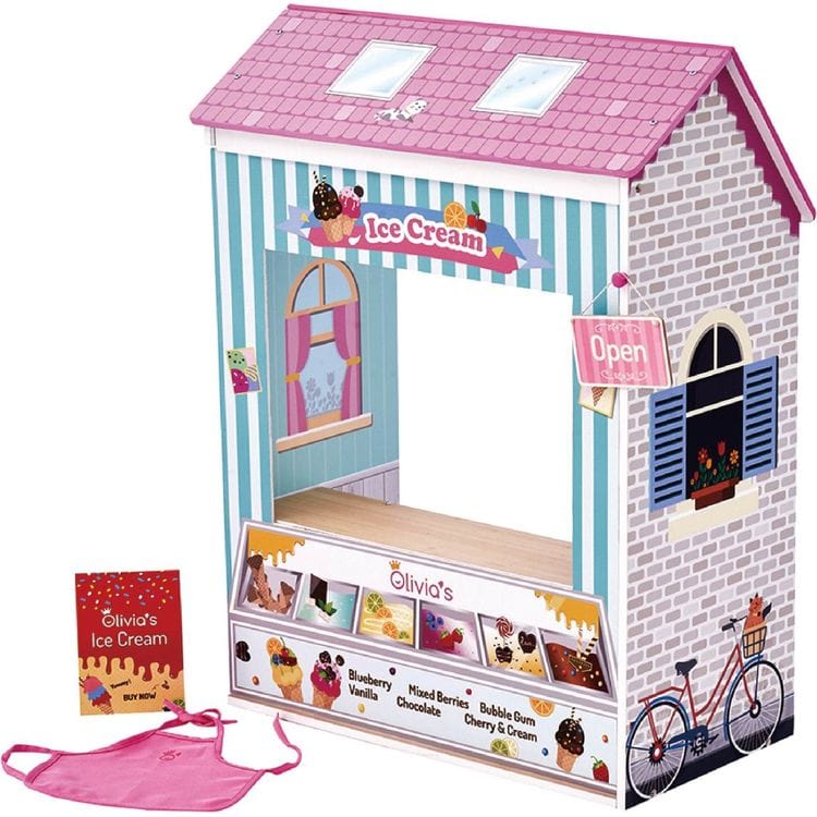  Teamson Kids -  Olivia's Little World - Olivia's Classic Convertible Play House (4 in 1) -  Dolls