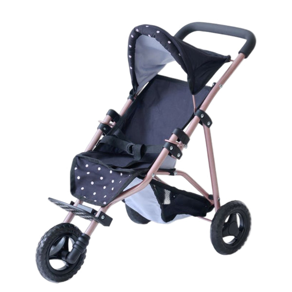 Olivia's Little World Pin Up Doll Jogging Stroller & Retractable Canopy