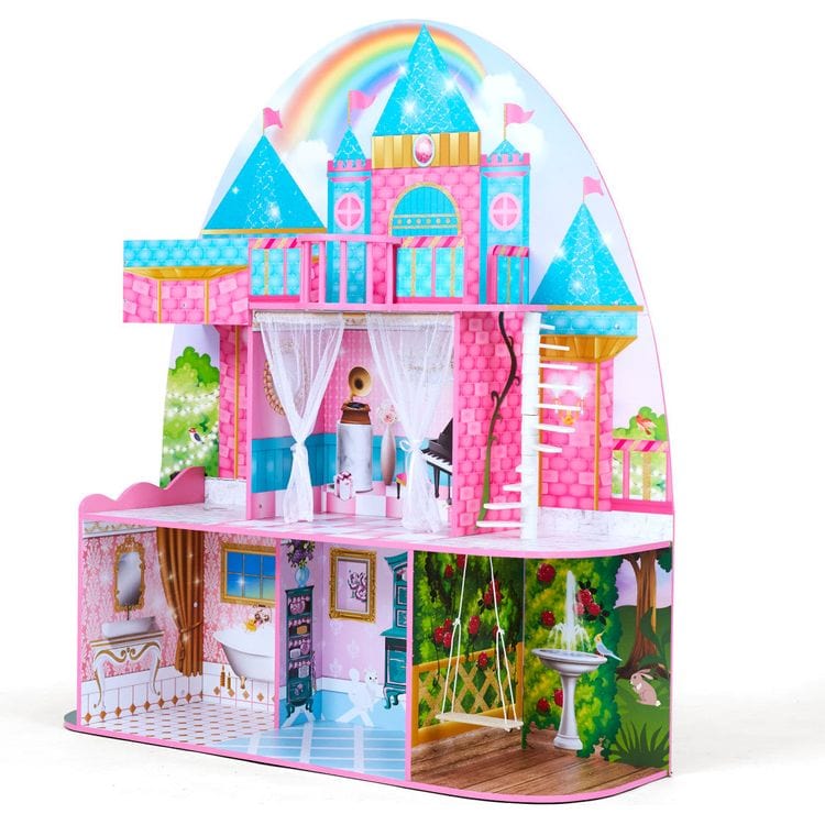  Teamson Kids -  Olivia's Little World Princess Castle Dollhouse for 12" Dolls -  Dolls