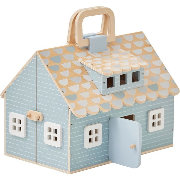 美品✨ファイバーハウス✨TOY SHOP✨ Olivia's Little World Quaint Portable Dolls Cottage & Accessories