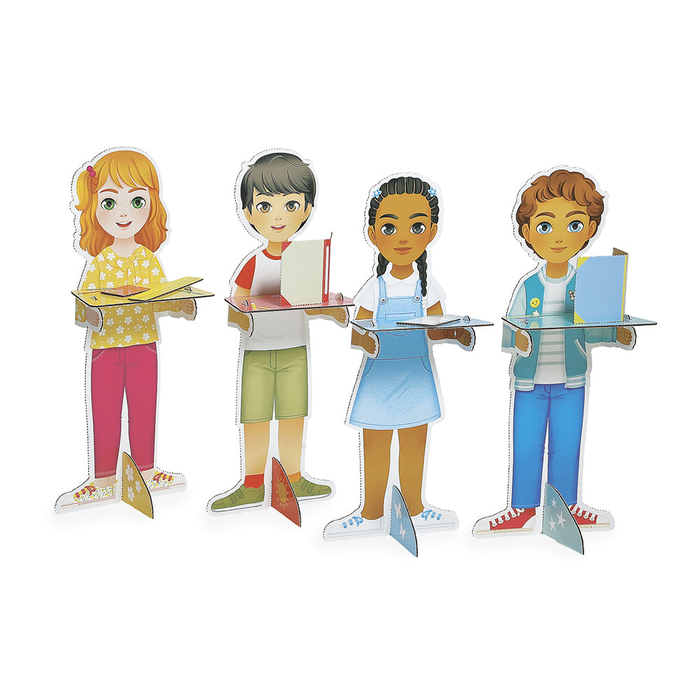  Janod -  One Day at School Playset -  Preschool
