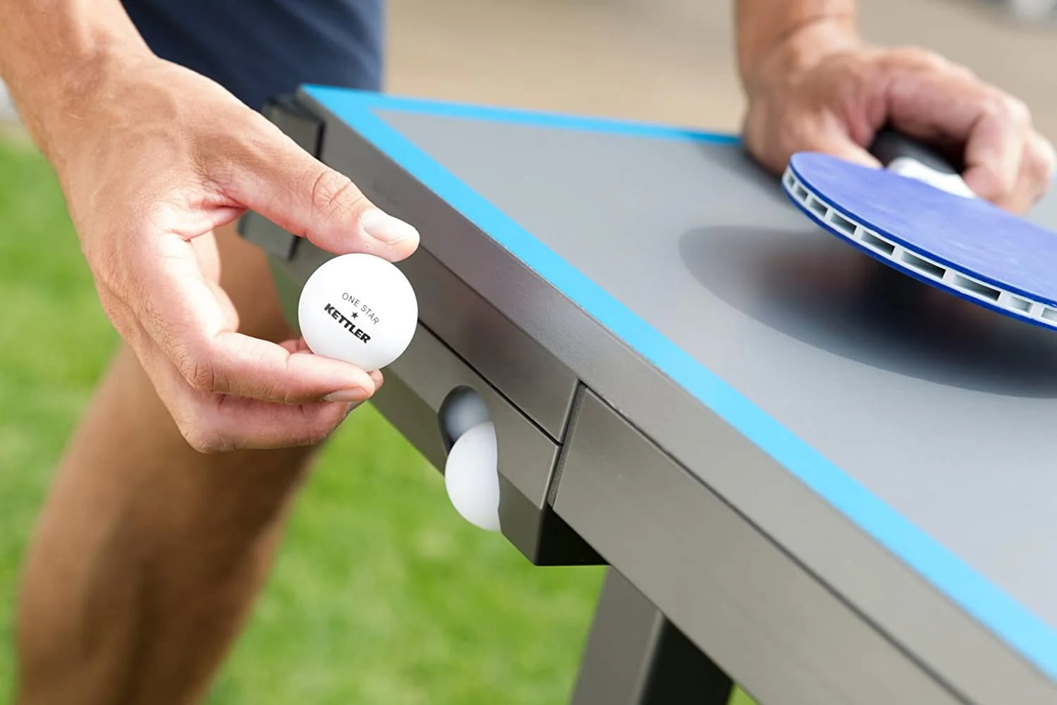  KETTLER® -  Outdoor 6 Table Tennis 4-Player Bundle -  Games