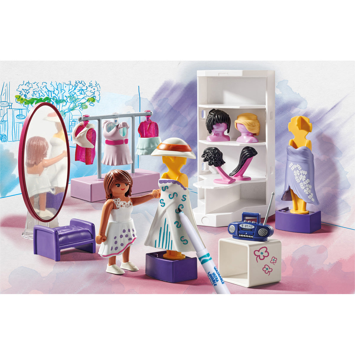 Playmobil -  PLAYMOBIL Color: Dressing Room Playset -  Preschool