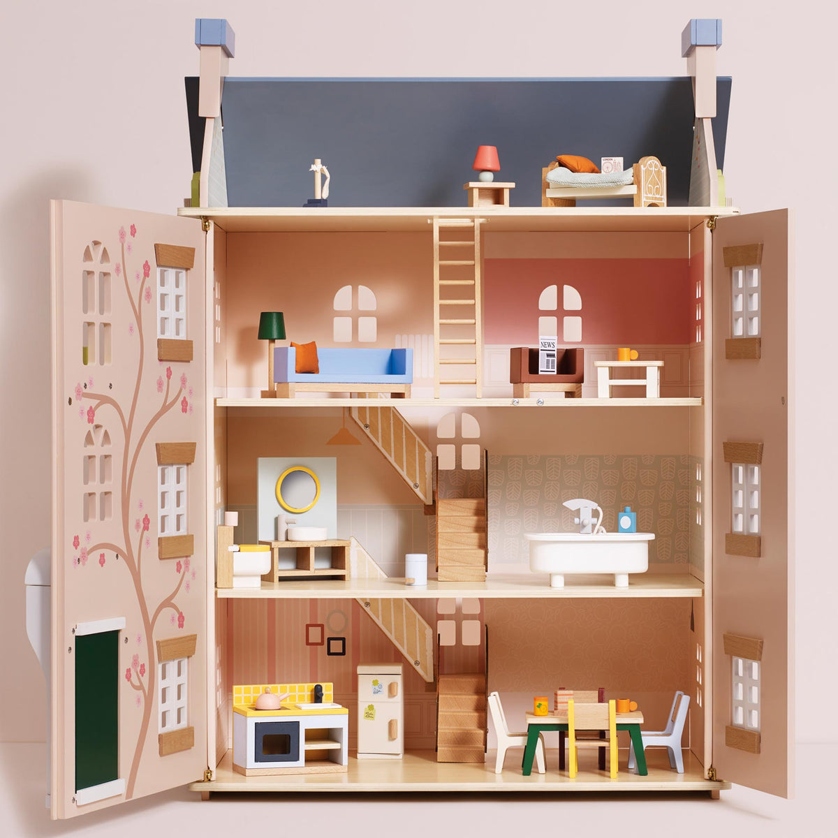Le Toy Van -  Paddington Dollhouse 32 Windsor Gardens -  Dolls
