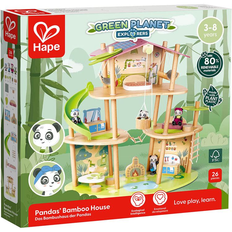  Hape -  Pandas' Bamboo House -  Preschool