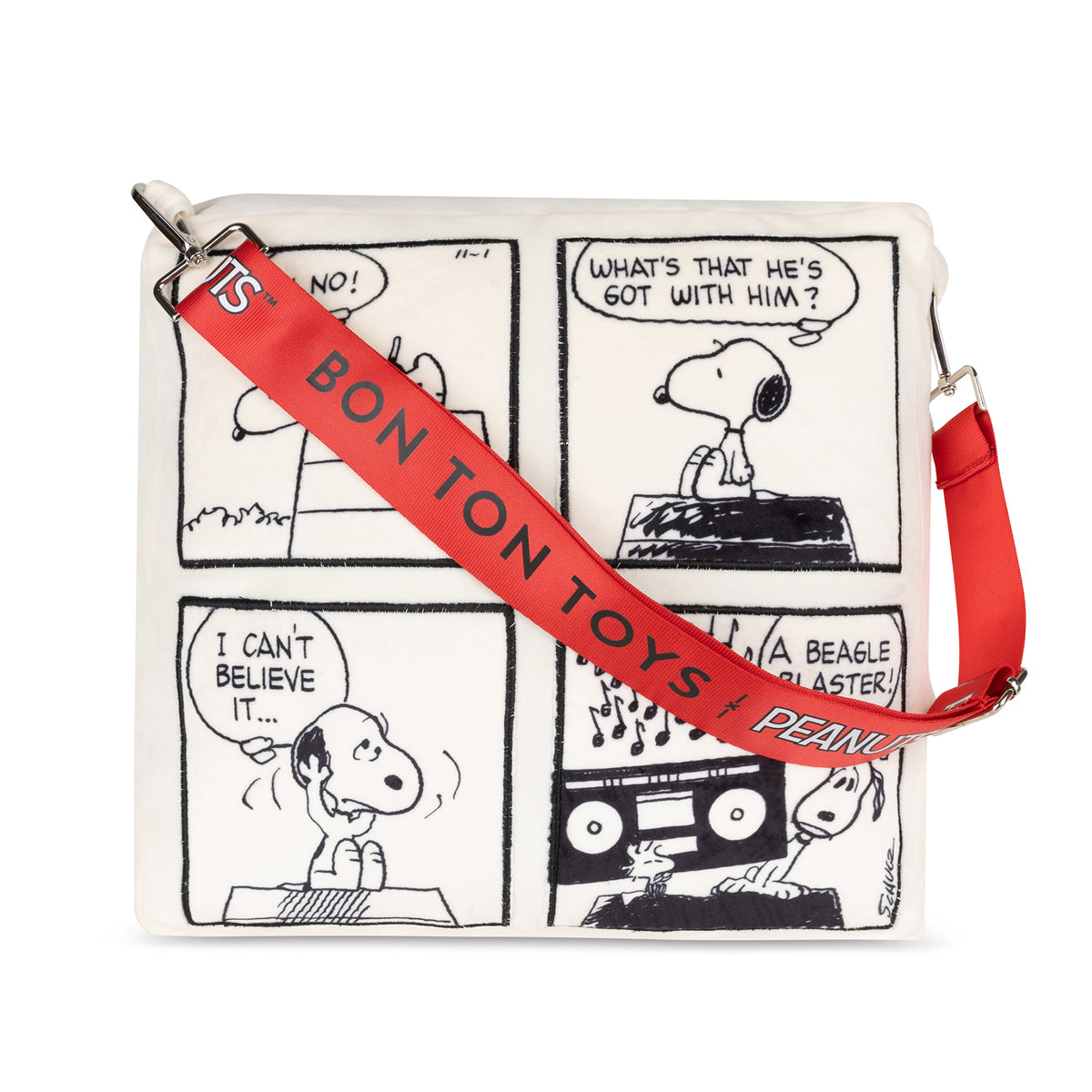  Bon Ton Toys -  Peanuts Comic Strip Pillow Purse - 11" -  Plush