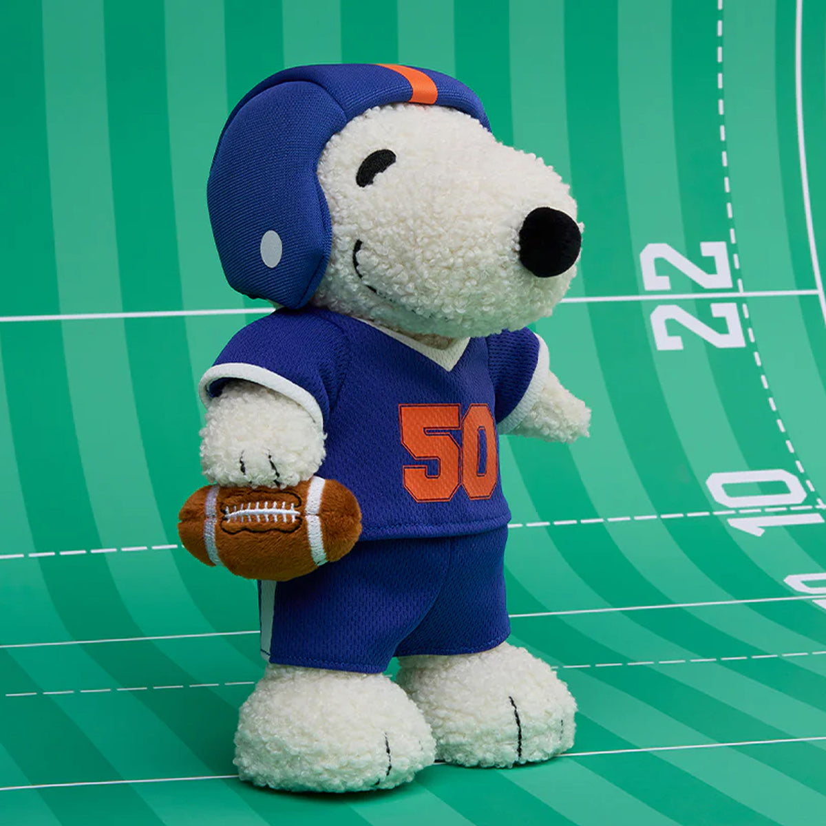  Bon Ton Toys -  Peanuts Snoopy American Football Plush - 9" -  Plush