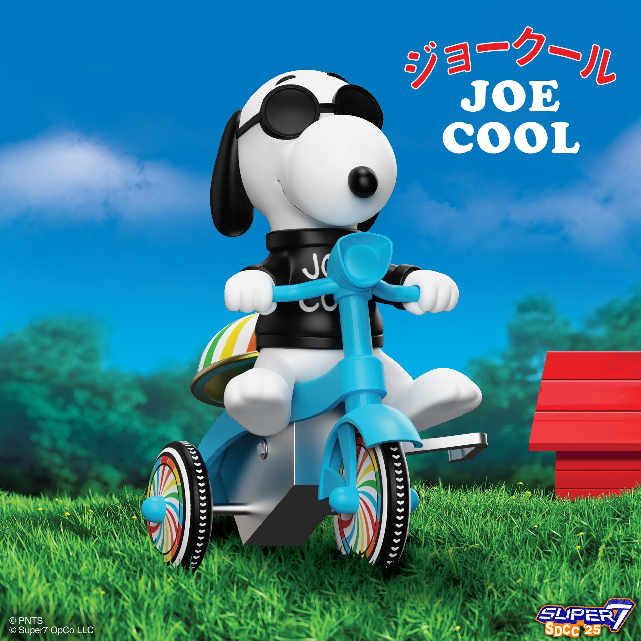  Peanuts -  Peanuts Super Cycles Figure - Joe Cool -  Collectibles