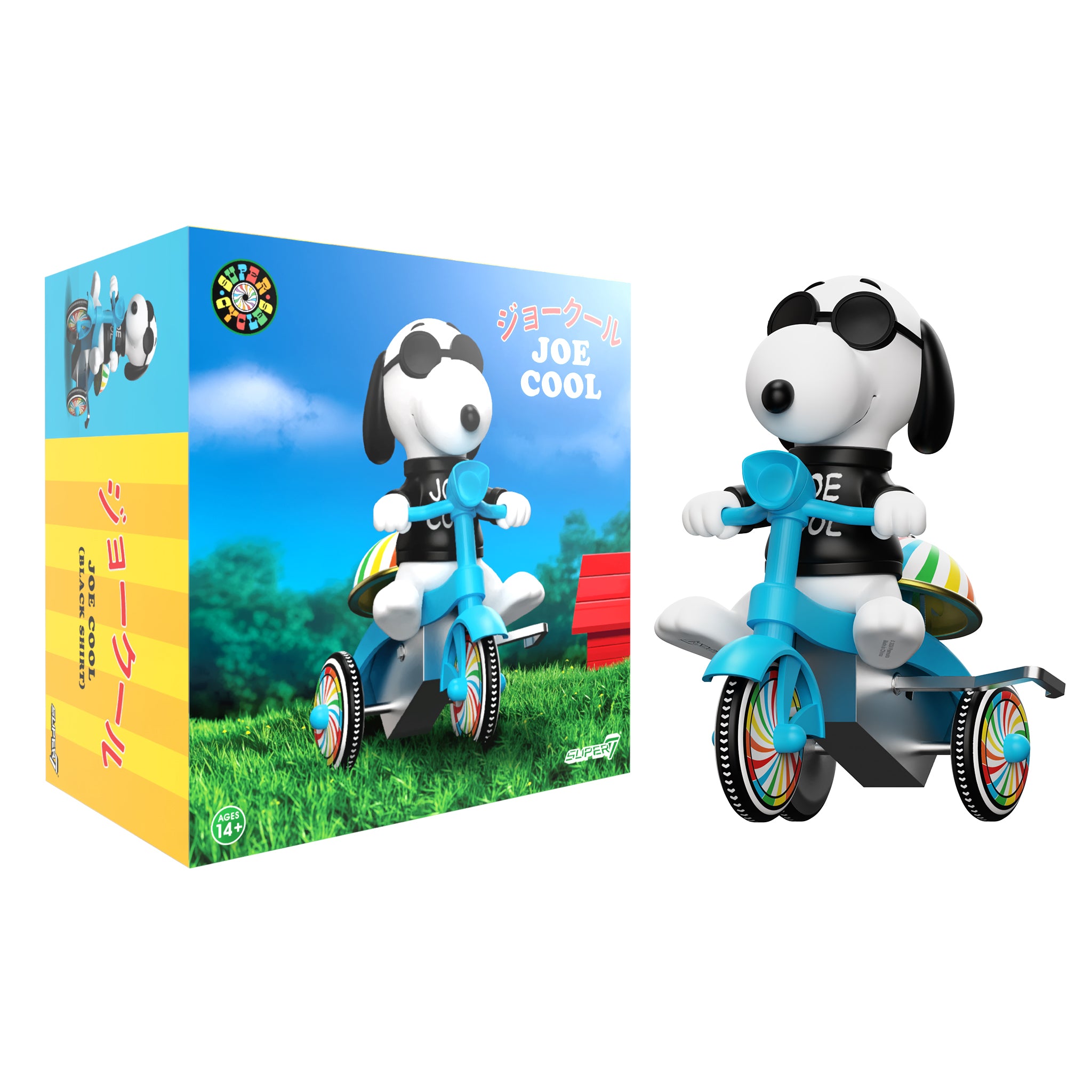  Peanuts -  Peanuts Super Cycles Figure - Joe Cool -  Collectibles