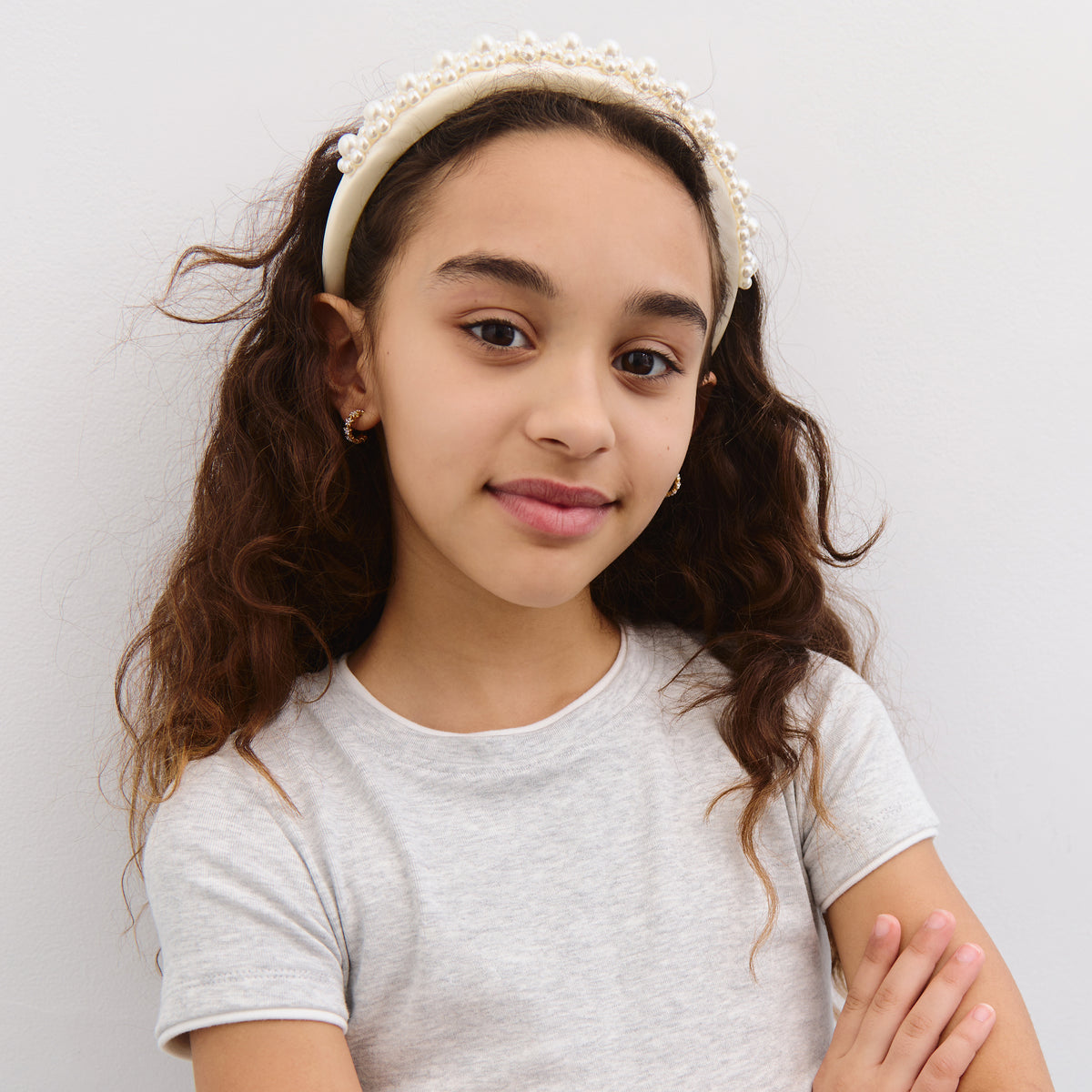 Minibar by BaubleBar -  Pearl Headband - White -  Trend Accessories