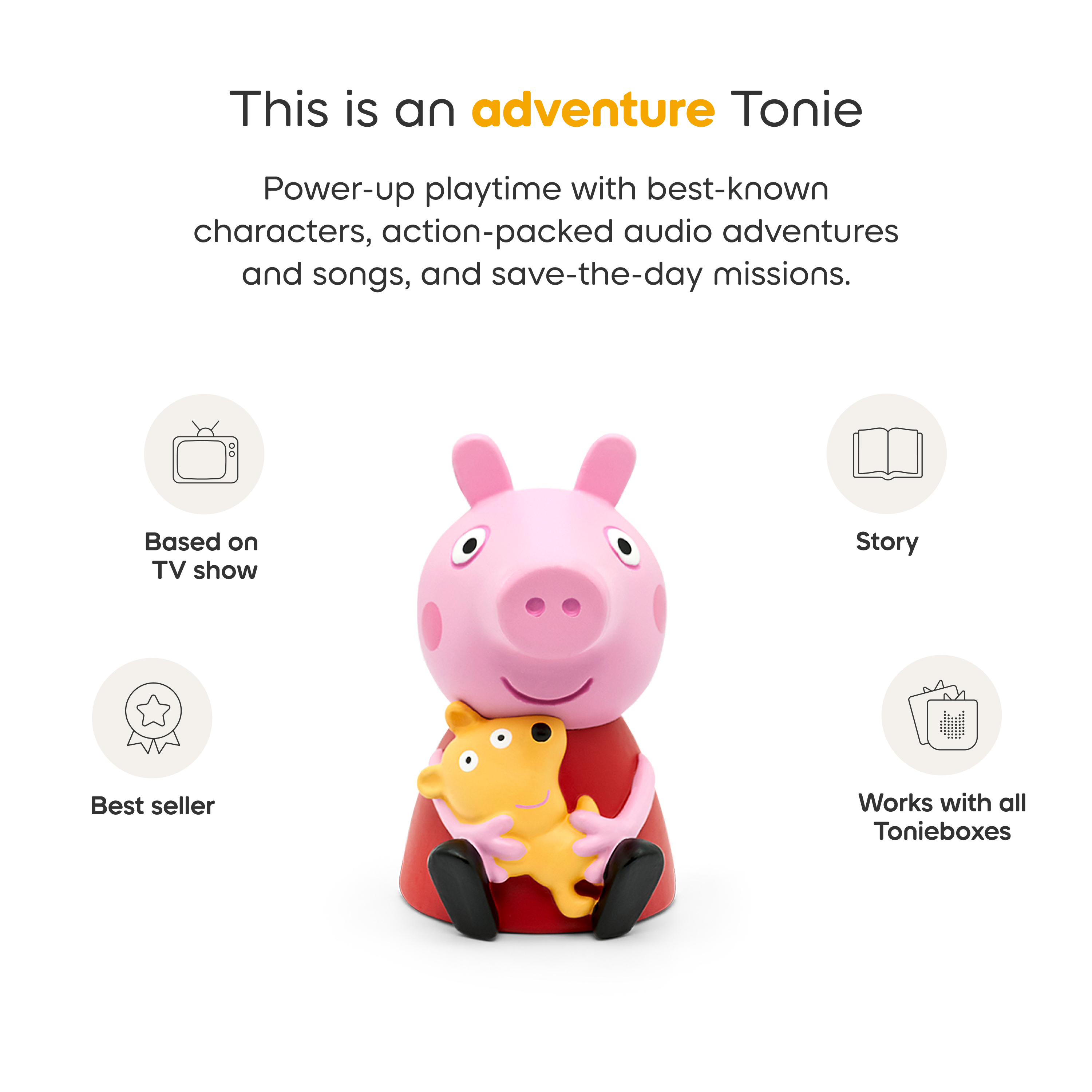  Tonies -  Peppa Pig: On the Road with Peppa Tonie -  Electronics