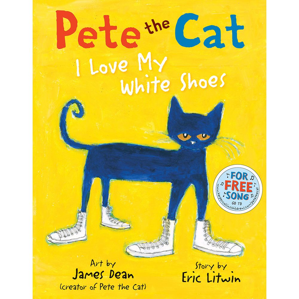  Harper Collins -  Pete the Cat: I Love My White Shoes Book -  Books