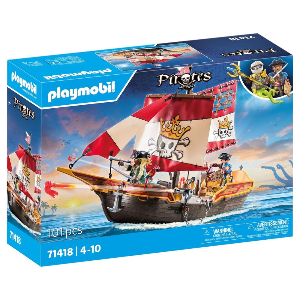  Playmobil -  Pirate Ship Playset -  Preschool