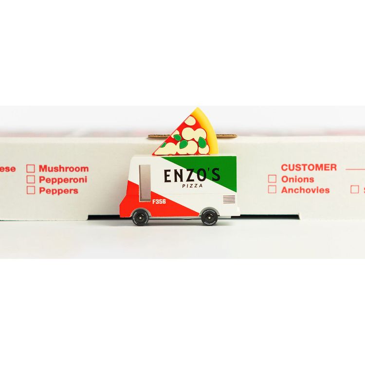  Candylab -  Pizza Van Toy Car -  Vehicles