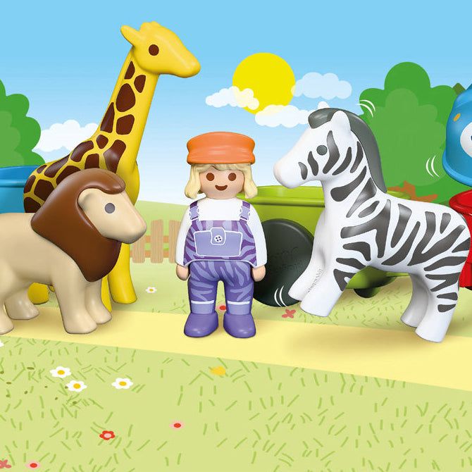 Playmobil -  Playmobil Junior: Animal Train -  Preschool