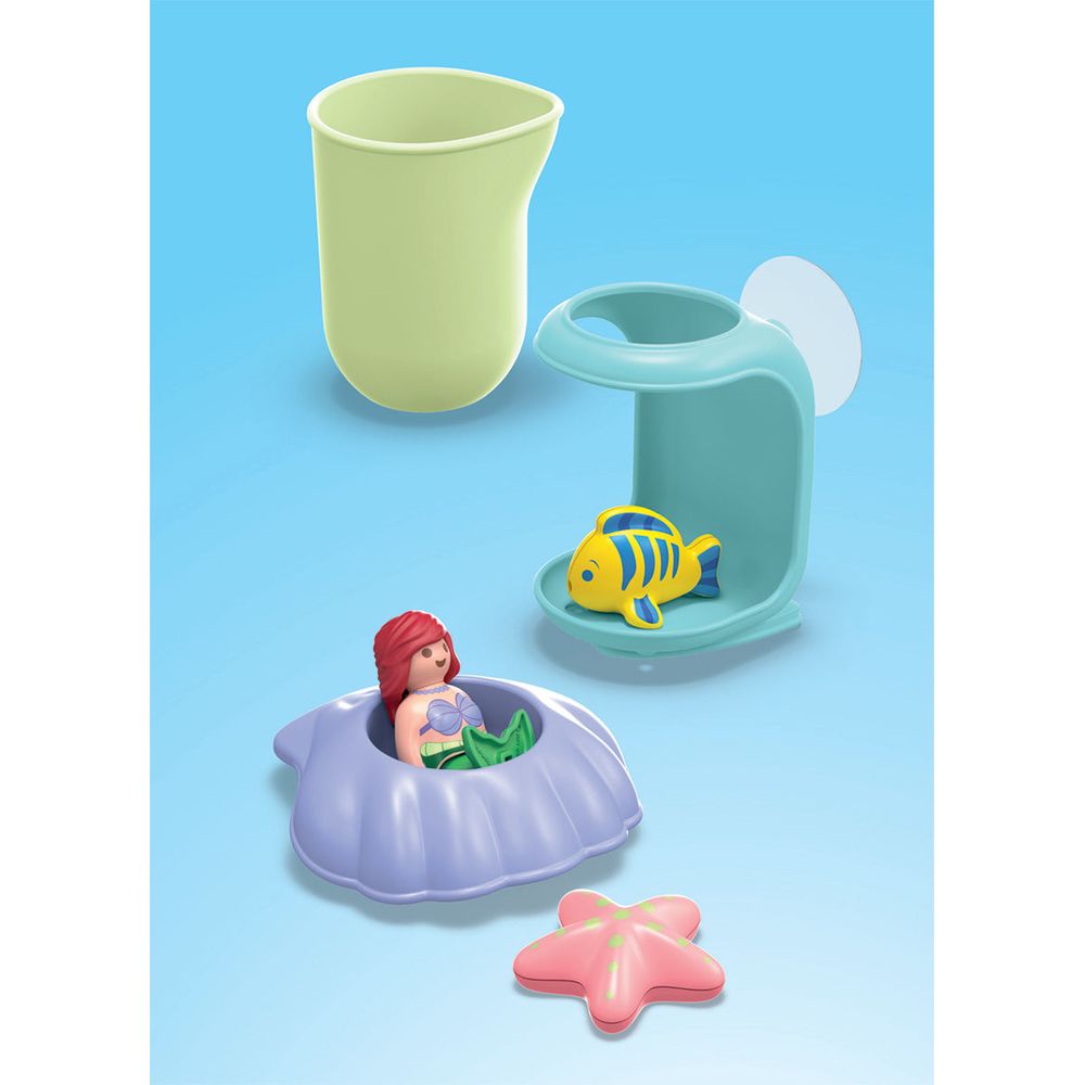  Playmobil -  Playmobil Junior & Disney: Ariel's Shell Shower Playset -  Preschool