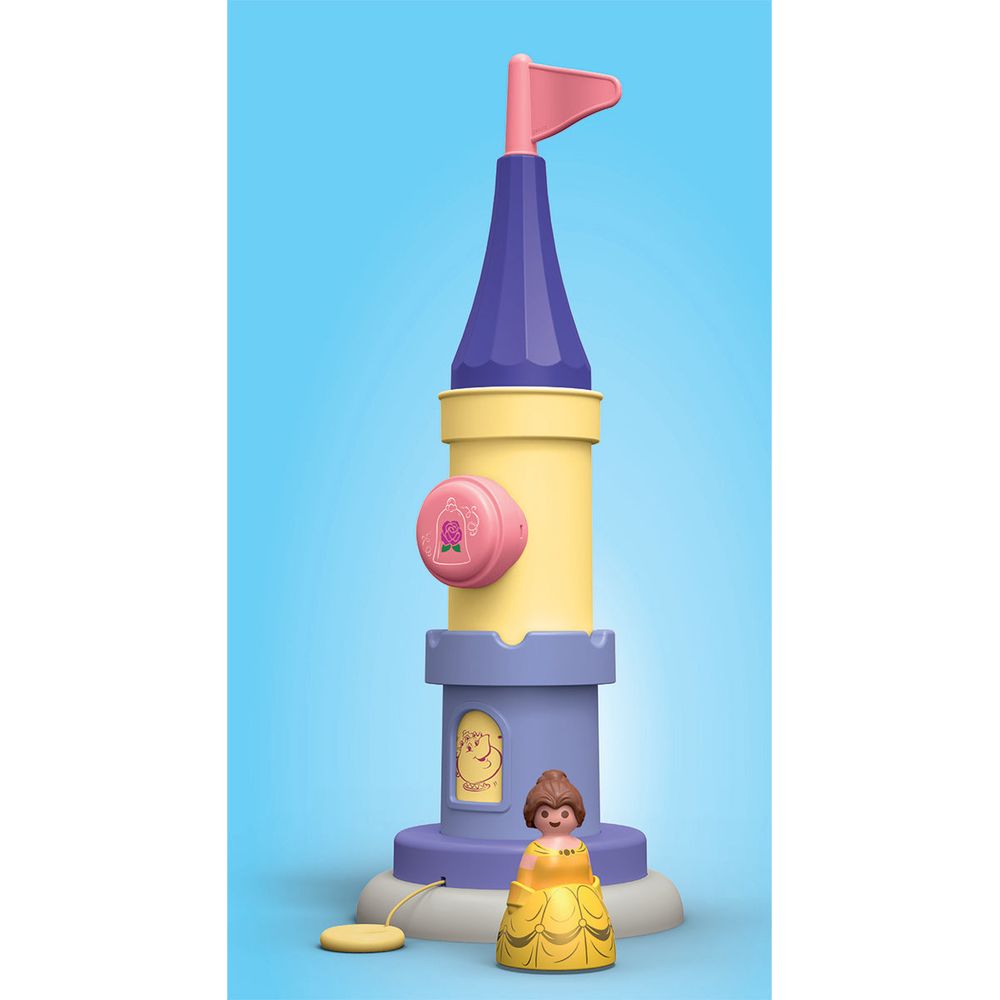  Playmobil -  Playmobil Junior & Disney: Belle's Play Tower with Sound Playset -  Preschool