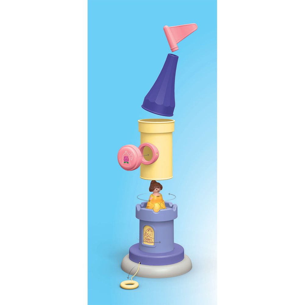  Playmobil -  Playmobil Junior & Disney: Belle's Play Tower with Sound Playset -  Preschool