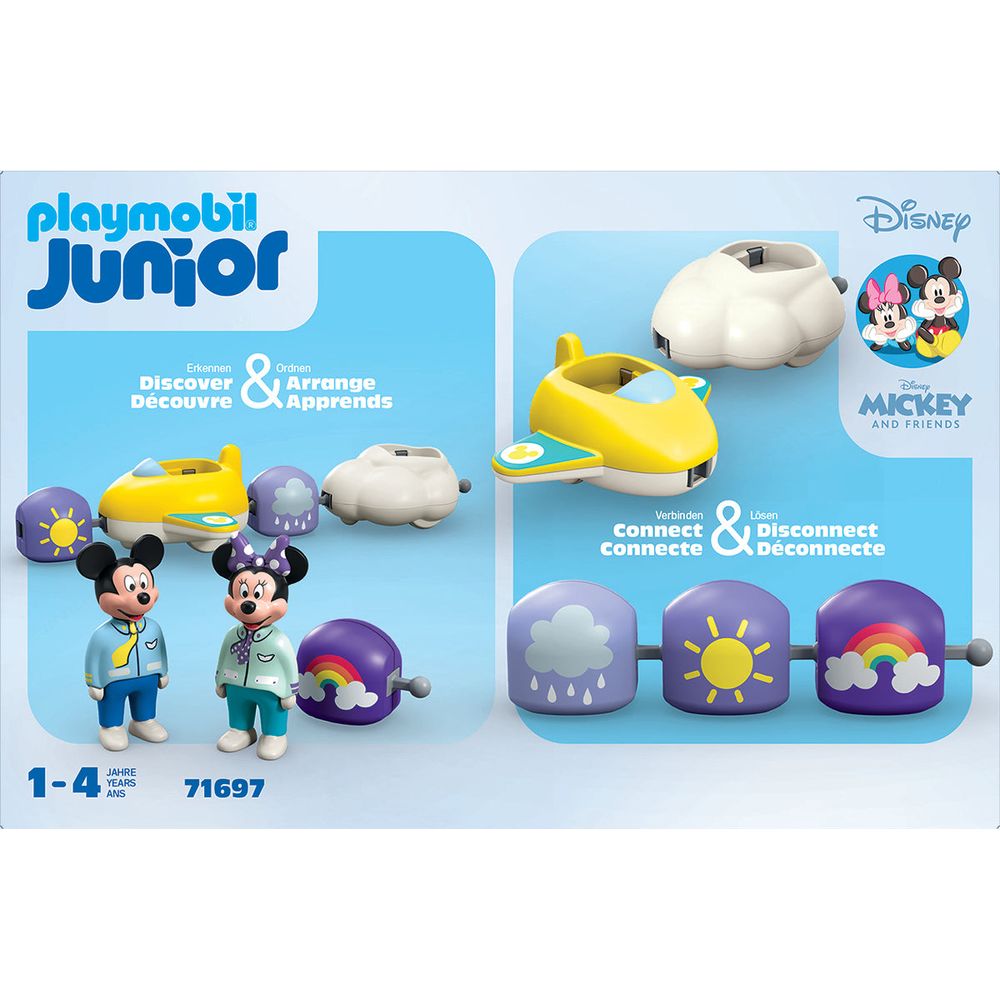  Playmobil -  Playmobil Junior & Disney: Mickey Mouse's & Minnie Mouse's Cloud Ride -  Preschool