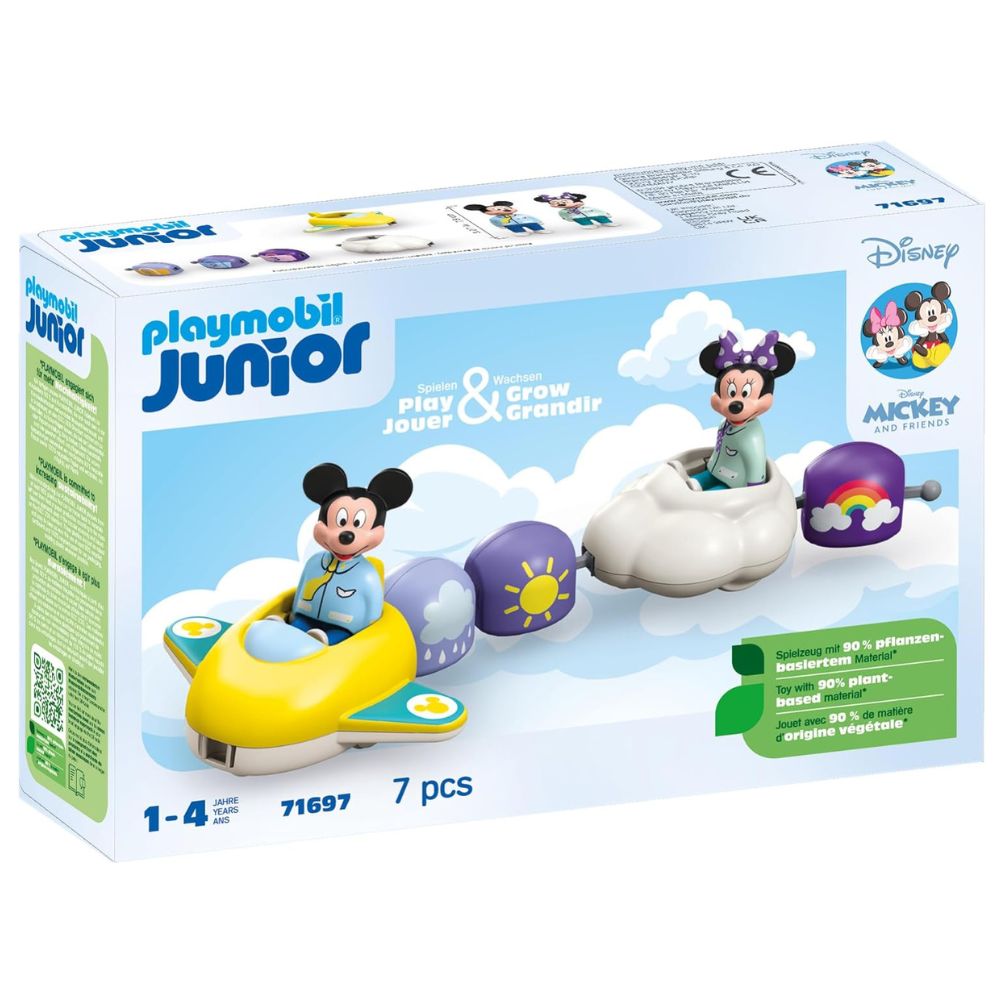  Playmobil -  Playmobil Junior & Disney: Mickey Mouse's & Minnie Mouse's Cloud Ride -  Preschool
