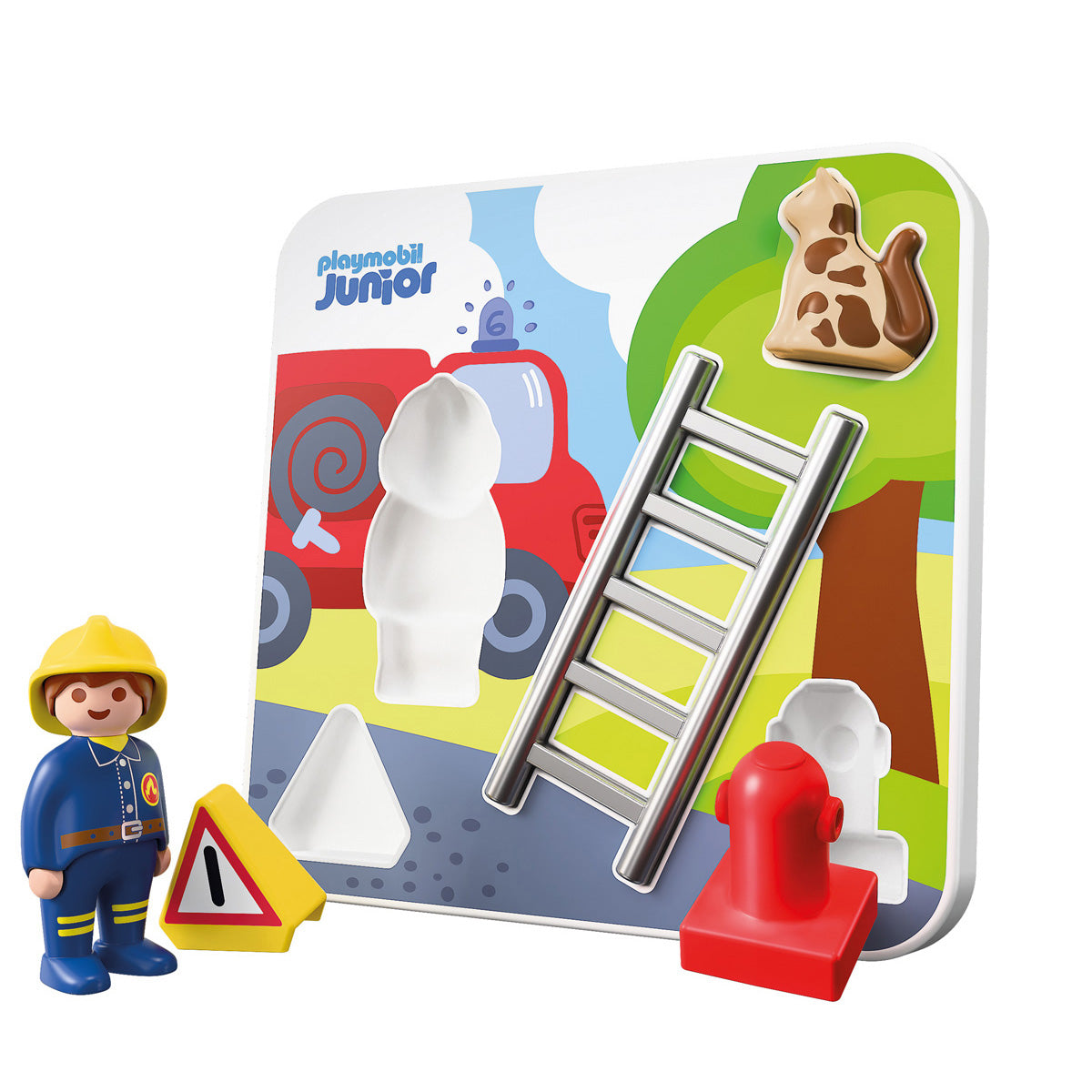 Playmobil -  Playmobil Junior: Firefighter Puzzle -  Preschool