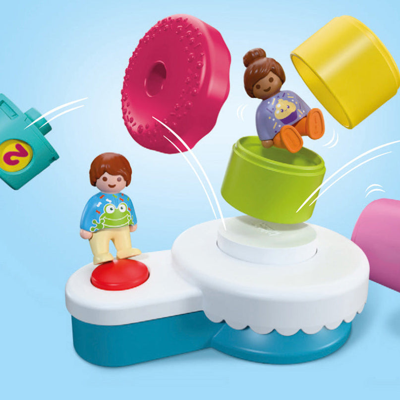 Playmobil -  Playmobil Junior: Popping Surprise Birthday Cake Playset -  Preschool