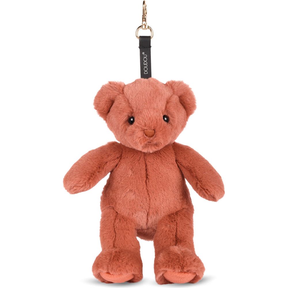  DouDou -  Plush Teddy Bear Bag Charm - Terracotta -  Plush